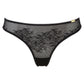 Gossard Glossies Lace Black Thong Panty-4