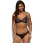 Gossard Glossies Lace Black Thong Panty-2