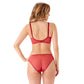 Gossard Glossies Lace Rasberry Blush Sheer Molded Bra-3