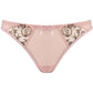 Axami Copper Rose Sheer Mesh Thong Panty-0