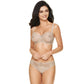 Sheer Mesh Balconette Bra Pamela Cappucino-2