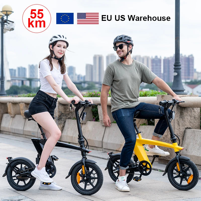 36V 48V 250W 1000W 2000W 3000W 14 Inch Fast Delivery Hidden Lithium Battery Electric Bike Folding Electric Bicycle Kit-1