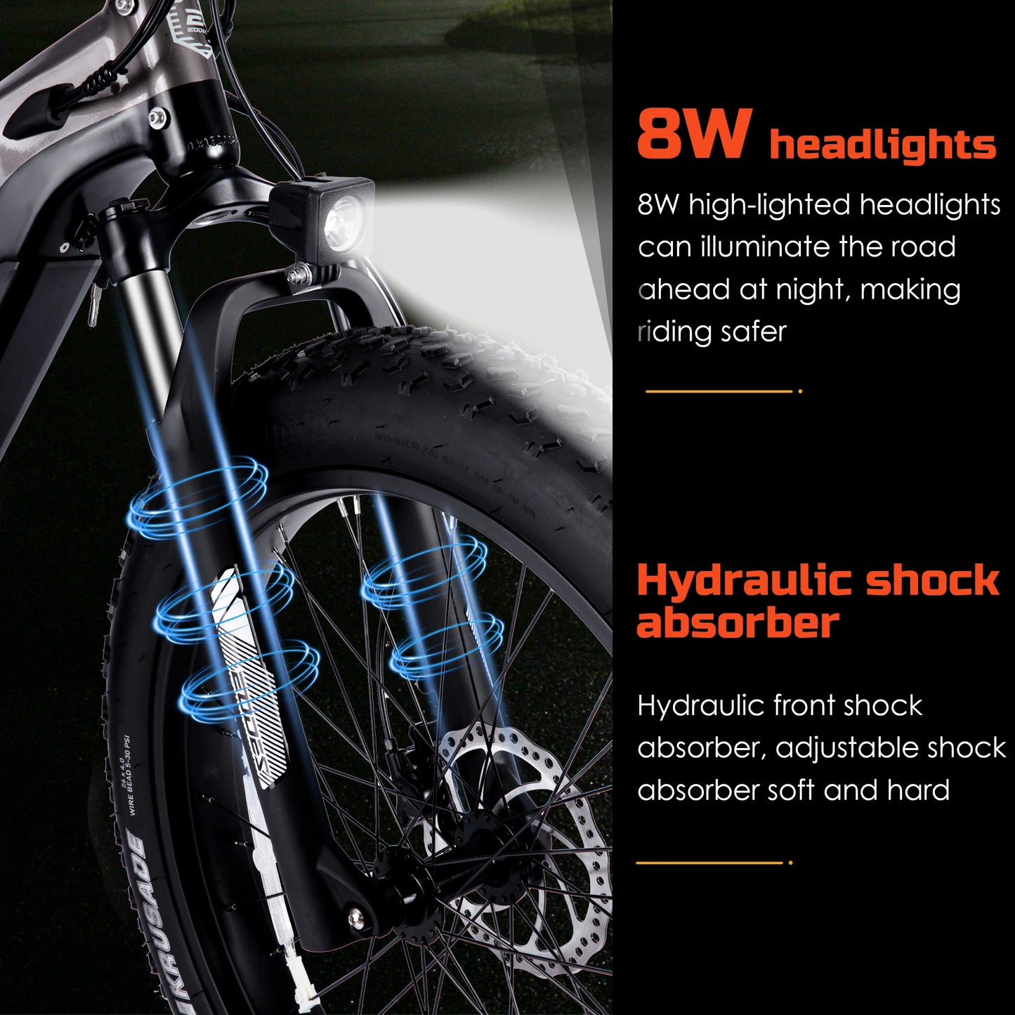 2024 HEZZO Ebike 52V 750W BAFANG Geared Motored 17Ah 50Km/h 100Km Step Thru 26Inch Fat Tire Electric Bike With Torque Sensor-3