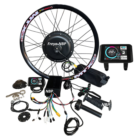 MTX39 Wheel 52V2000W 40A/45A Sine Wave Controller SW900 UKC1+ Colorful Electric Bike Bicycle Rear Hub Conversion Kit 26/27.5/29"-10
