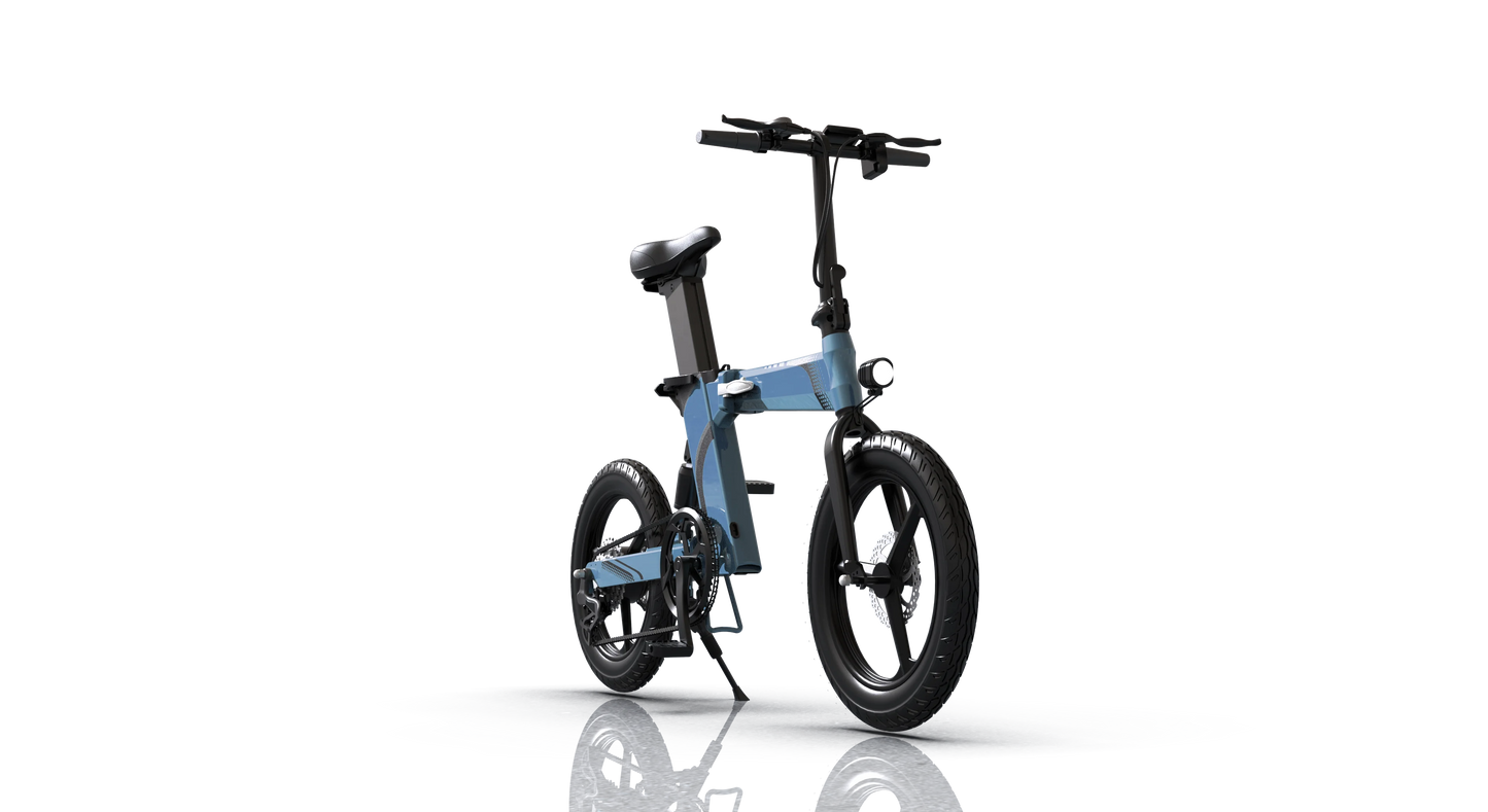 Dropshipping Free Shipping Europe Warehouse Foldable Electric Commuter Bike Bicycle Ebike 250w 20inch in Stock-4