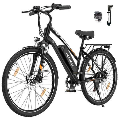 UK EU Warehouse HITWAY BK27S 7-Speed Electric City Bike CE Certified Wholesale 28*2 Comfortable Folding Design-6