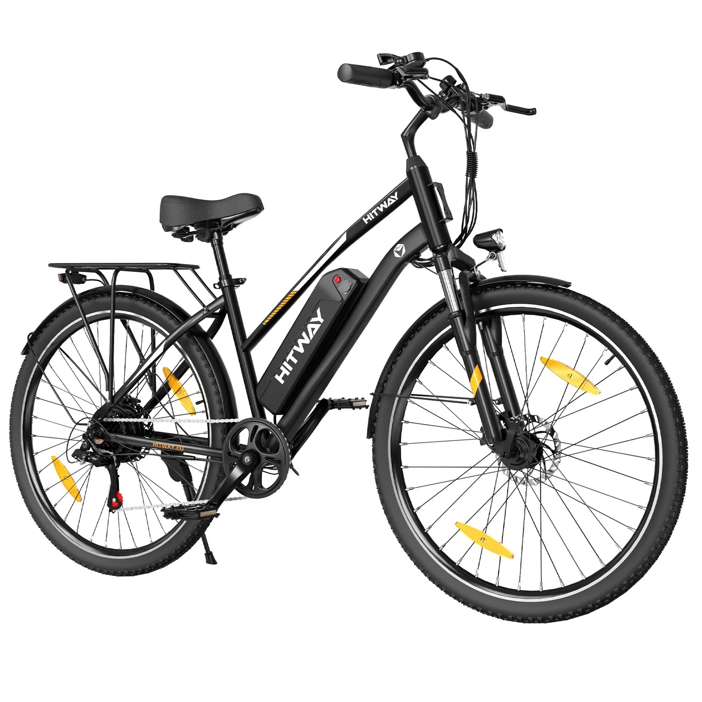 UK EU Warehouse HITWAY BK27S 7-Speed Electric City Bike CE Certified Wholesale 28*2 Comfortable Folding Design-0