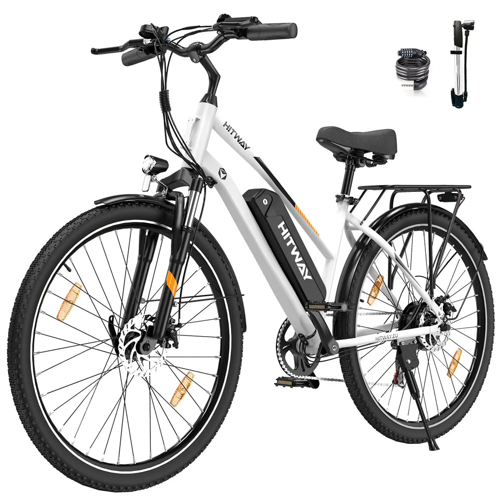 UK EU Warehouse HITWAY BK27S 7-Speed Electric City Bike CE Certified Wholesale 28*2 Comfortable Folding Design-7