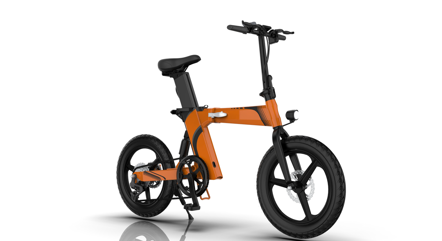 Dropshipping Free Shipping Europe Warehouse Foldable Electric Commuter Bike Bicycle Ebike 250w 20inch in Stock-7