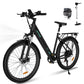 350w HITWAY BK18 27.5'' Aluminum Alloy Frame and 7 Speed Gears Electric Road Bike with for City Riding, CE Certified-0