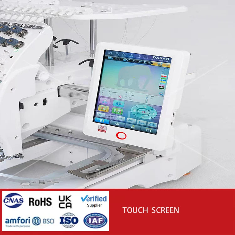 Yeshi Multi Function Mini One Head Apparel Shop Commercial Embroidery Machine 1000 RPM 40 KG Simple Operation Cheapest Price-3