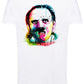 Hannibal Lecter Color Artistico Stilizzato 18-20-72-2 T-shirt Urban Slub Men Uomo 100% Cotone Fiammato JK STREET STYLE