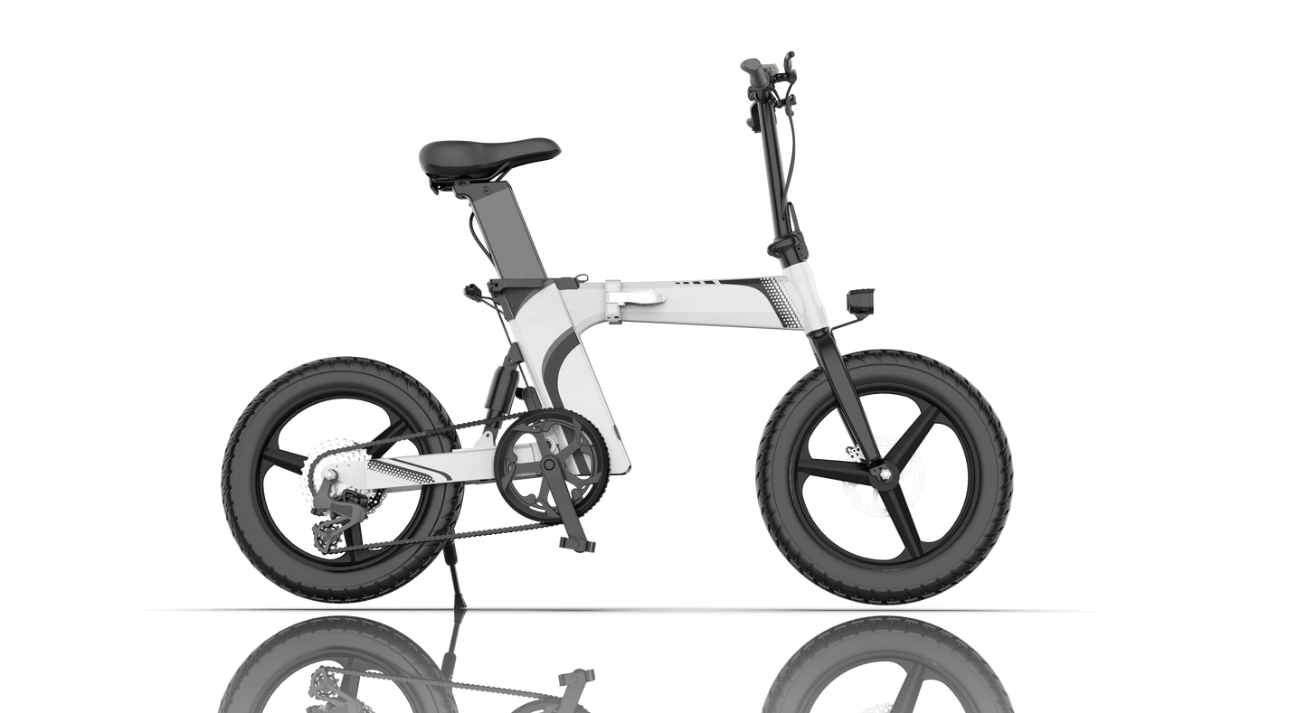 Dropshipping Free Shipping Europe Warehouse Foldable Electric Commuter Bike Bicycle Ebike 250w 20inch in Stock-2