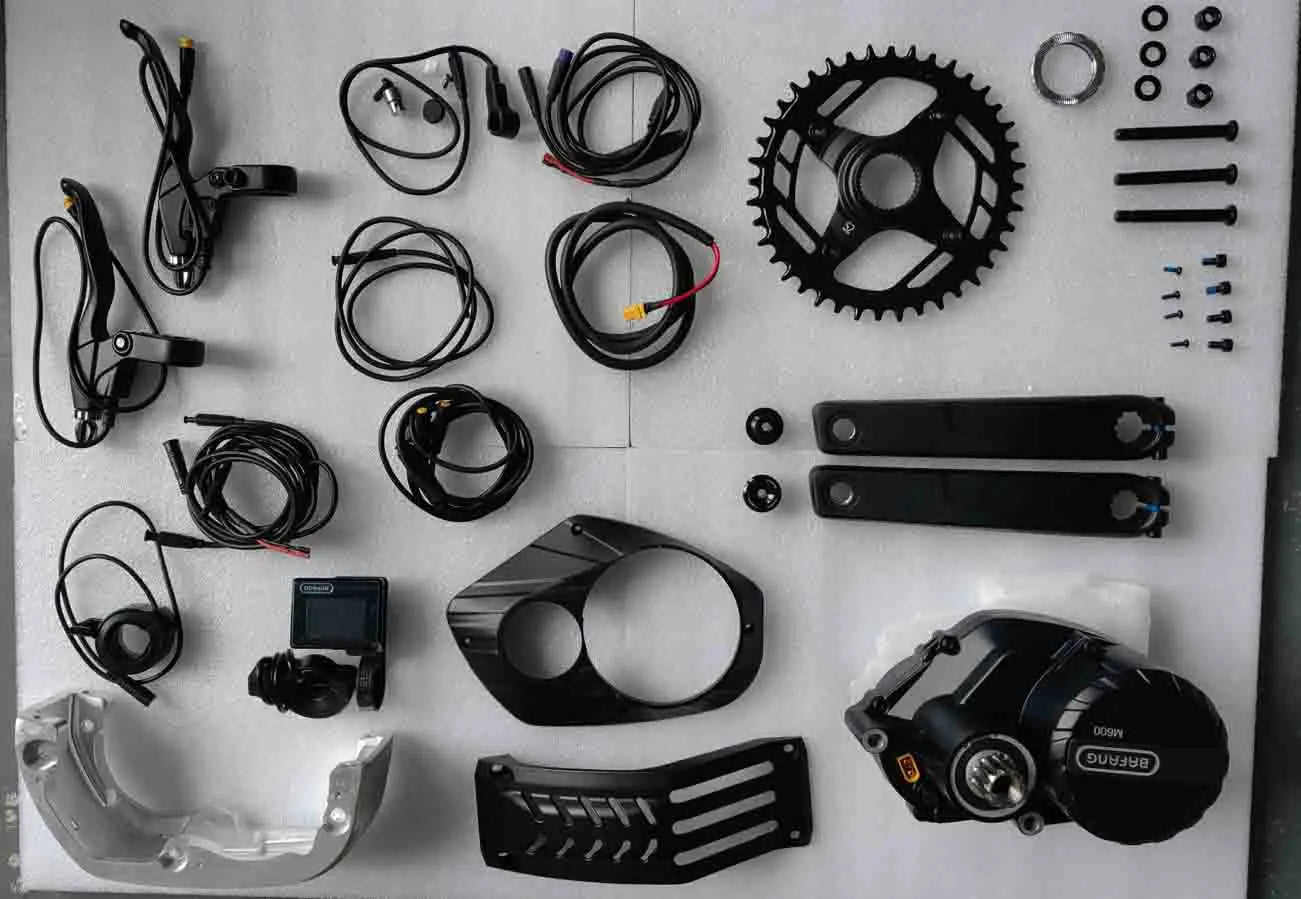 Bafang M510 Electric Bike Center Motor Kit Electric Mountain Bike Mid Drive Motor for EMTB Frame Torque 95NM-7