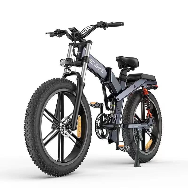 US Stock Dropshipping ENGWE X26 Electric Motorcycle 1000W 26in Fatbike 48V28Ah Off-road Electric Bike-6
