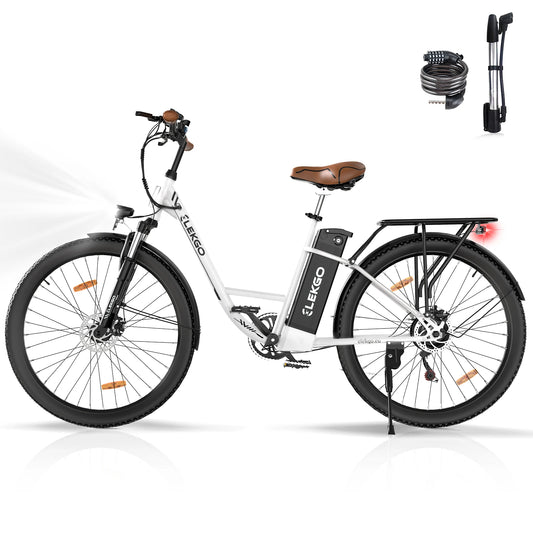 EU UK Warehouse ELEKGO EGO31 Wholesale Comfortable 28"  Commuting Electric Road Bike 7 Speed-0