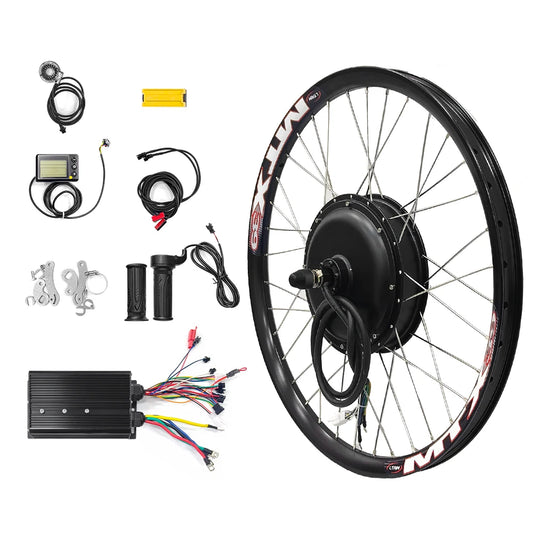 EU Warehouse Dropshipping  36V 48V 350W 500W 1000W Motor Kit 26inch 27.5inch Ebike Bicycle Conversion Kits for Bikes-0