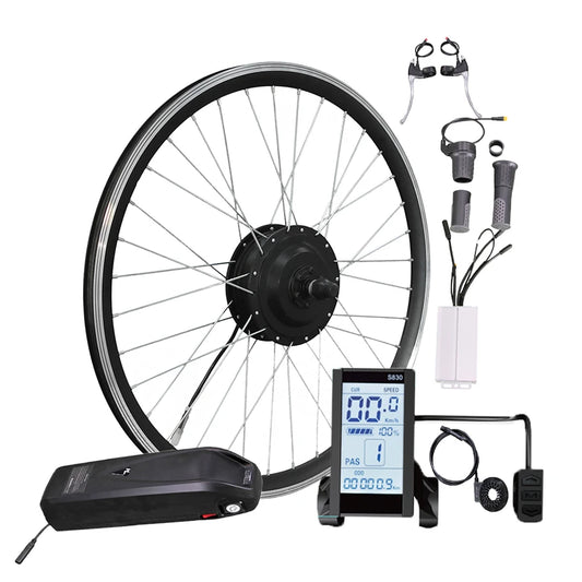 US Stock DIY 48V 2000W 3000W Electric Bike Motor Ebike Conversion Kit with Without Battery Hub Motor-0