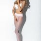 Open Crotch Pantyhose 20DEN Hip Gloss Amour White-1