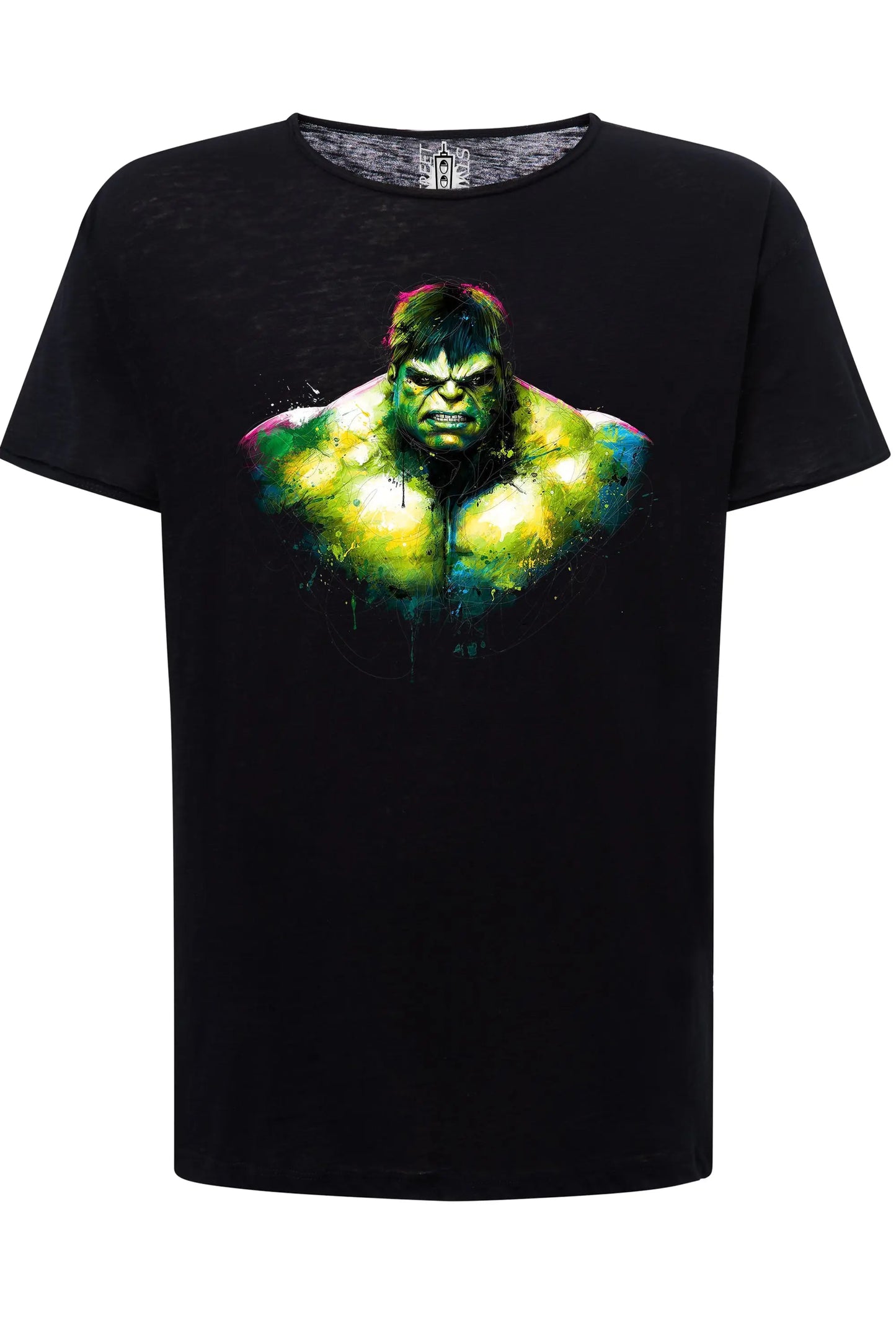 Hulk Stilizzato Color Film Cinema Super Eroi 18-20-11 T-shirt Urban Slub Men Uomo 100% Cotone Fiammato JK STREET STYLE