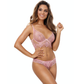 Sheer Mesh Lace Thong Panty Axami Seductive Rose-2