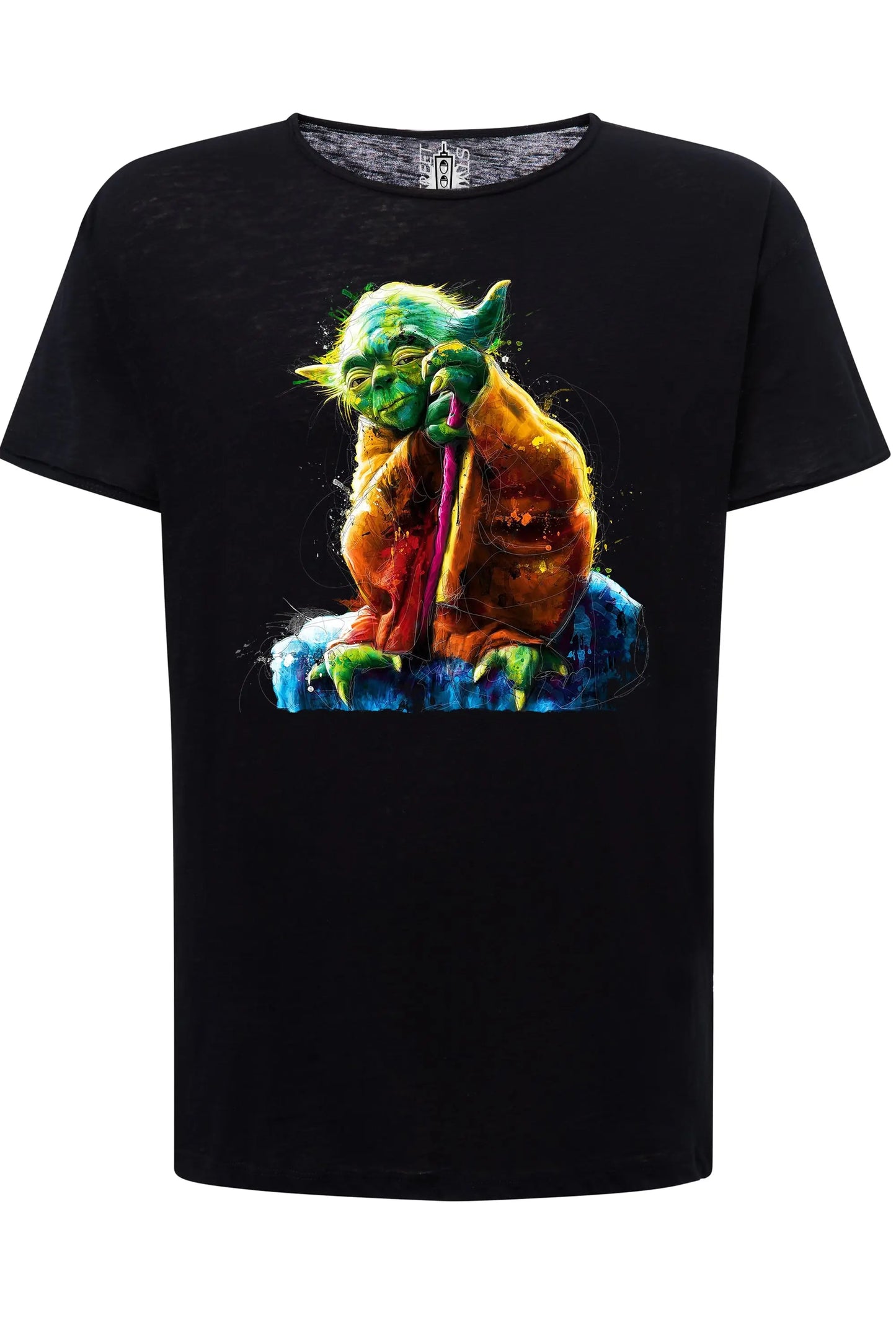 Jedi Stilizzato Color Cinema Film 18-20-5 T-shirt Urban Slub Men Uomo 100% Cotone Fiammato JK STREET STYLE