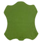 K0001EB | Mouse pad Made in Italy in genuine full grain leather, dollar grain - Green color - Dimensions: 20 x 23 cm - Packaging: TNT tubular bag-0