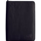 K0002AB | Portablocco in formato A4 in Vera Pelle pieno fiore, grana dollaro - Colore Nero - Dimensioni: cm 24 x 32 x 2 - Confezione: Sacchetto Tnt-1