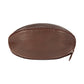 K0011BB | Beauty Case "Palla da Rugby" in Vera Pelle - Colore: Testa Moro - Elastico interno ferma flaconi - Chiusura con lampo - Dimensioni: cm 35 x 14 x 14- Confezione: Sacchetto Tnt-2