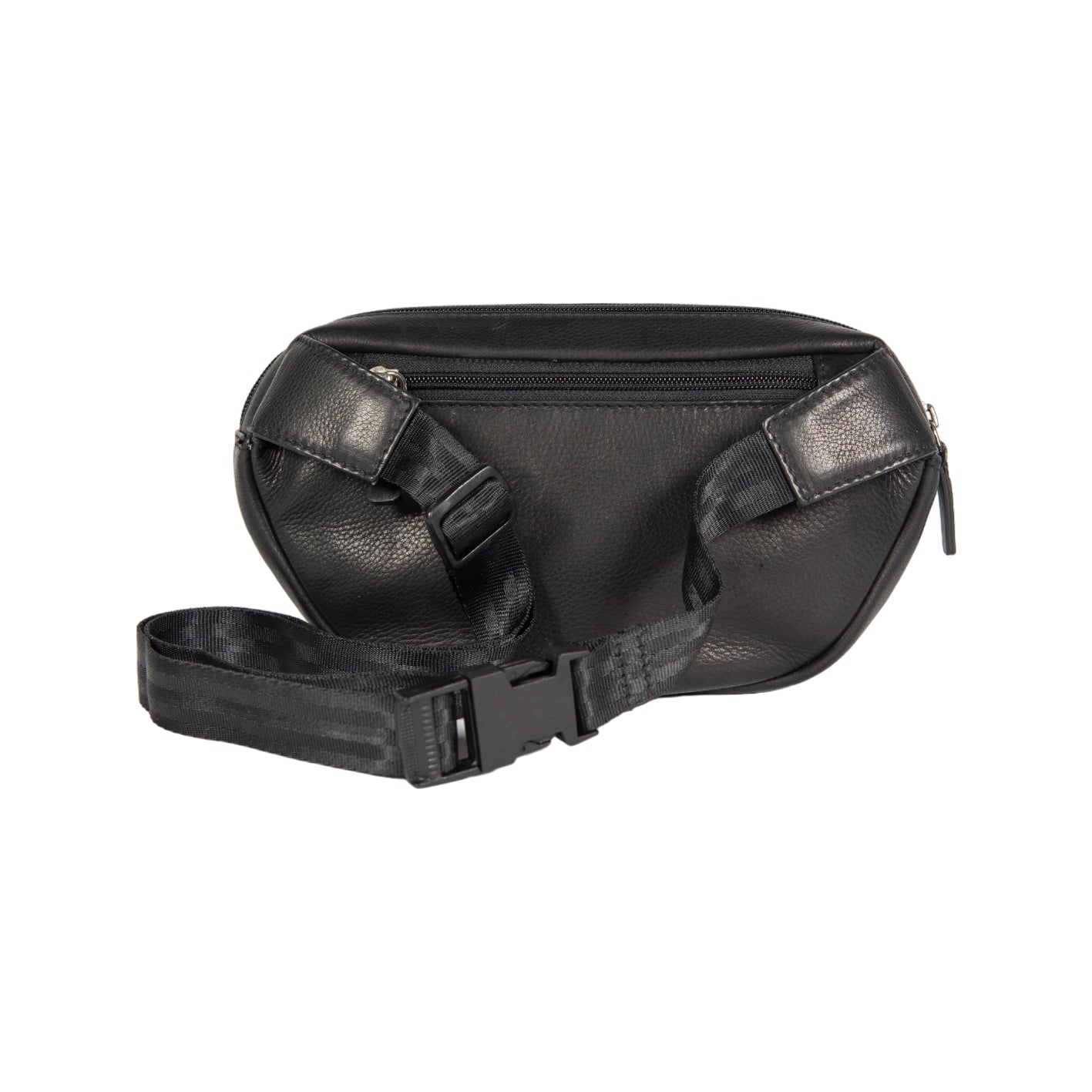 K0012AB | Pouch in genuine full-grain leather, with light grain. 4 pockets with zip closure. Polished Nickel Accessories. Black colour. Dimensions: 25 x 13 x 5.5 cm. Packaging: TNT bag-2