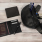 K0012AB | Pouch in genuine full-grain leather, with light grain. 4 pockets with zip closure. Polished Nickel Accessories. Black colour. Dimensions: 25 x 13 x 5.5 cm. Packaging: TNT bag-3