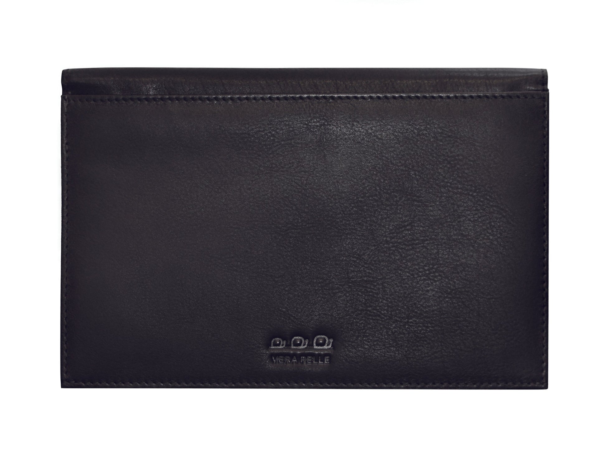 K0018AB | Porta Documenti Auto e Moto in Vera Pelle pieno fiore con leggera grana. Colore Nero. Chiusura con bottone automatico. Dimensioni: cm 19 x 13 x 1. Confezione: Sacchetto in Tnt-1
