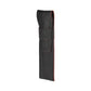 K0028AB | Custodia per Penne in Vera Pelle pieno fiore, grana dollaro - Colore Nero con bordi Rossi - Dimensioni: cm 4,5 x 16,5 x 1 - Confezione: Scatola regalo fondo/coperchio-0