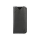 K0030AB | Glasses case in genuine full grain leather, dollar grain - Black color - Dimensions: 8.5 x 16.5 x 0.5 cm - Packaging: Bottom/lid gift box-2