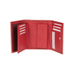 K10233VB | Portafogli Donna in Vera Pelle pieno fiore, con leggera grana. Colore Rosso. Dimensioni da chiuso: cm 14 x 10,5 x 2,5. Confezione: Gift Box rigido fondo/coperchio-1