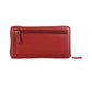 K10238VB | Portafogli Donna in Vera Pelle pieno fiore, con leggera grana. Colore Rosso. Dimensioni da chiuso: cm 18,5 x 10 x 2,5. Confezione: Gift Box rigido fondo/coperchio-2