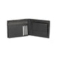 K10304AB | Portafogli Uomo in Vera Pelle pieno fiore, grana dollaro. Colore Nero. Tasca p/monete. Dimensioni da chiuso: cm 12,5 x 9,3 x 1. Confezione: Gift Box rigido fondo/coperchio-1