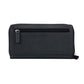 K10838AB | Portafogli Donna in Saffiano Vera Pelle. Colore Nero. 6 slot per carte di credito. Dimensioni da chiuso: cm 18,5 x 10 x 2,5. Confezione: Gift Box rigido fondo/coperchio-1