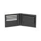 K11403AB | Portafogli Uomo in Vera Pelle pieno fiore, con leggera grana. Colore Nero. Tasca p/monete. Dimensioni da chiuso: cm 12,5 x 9,3 x 1. Confezione: Gift Box rigido fondo/coperchio-1