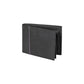 K12220AF | Men's Wallet in Genuine Full Grain Leather, Naked. Black Color. RFID Protection. Closed Dimensions: 11.5 x 8.3 x 2 cm. Packaging: Gift box bottom/lid-0