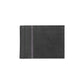 K12220AF | Men's Wallet in Genuine Full Grain Leather, Naked. Black Color. RFID Protection. Closed Dimensions: 11.5 x 8.3 x 2 cm. Packaging: Gift box bottom/lid-3