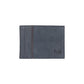 K12204DF | Men's Wallet in Genuine Full Grain Leather, Naked. Blue Color. RFID Protection. Closed Dimensions: 12.5 x 9.5 x 2 cm. Packaging: Gift box bottom/lid-3
