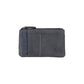 K12260DF | Credit card holder and coin purse in full grain genuine leather, Naked. Color Blue. RFID protection. Dimensions: cm 13 x 8 x 1. Packaging: Gift box bottom/lid-1