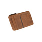 K12260UB | Bustina porta carte di credito e portamonete in Vera Pelle pieno fiore, Naked. Colore Cuoio. Protezione RFID. Dimensioni: cm 13 x 8 x 1. Confezione: Scatola regalo fondo/coperchio-2
