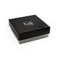 K4009KB | Allover Men's Belt in Leather Lining with Pu Finish. Anthracite colour. Dimensions: 125 x 3.8 x 0.5 cm (waistline 110 cm). Packaging: Rigid bottom/lid gift box-3