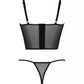 Longline Lace Bustier String Panty Set Passion Kerria-3