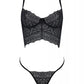 Longline Lace Bustier String Panty Set Passion Kerria-2