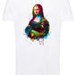 La Gioconda Art. Color Stilizzato 18-20-37 T-shirt Urban Slub Men Uomo 100% Cotone Fiammato JK STREET STYLE