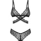 Soft Lace Bra & Sheer Thong Set Obsessive Blomentis - STREET STYLE
