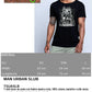 Last Dance Scuro Tattoo Skull 9032 T-shirt Urban Slub Men Uomo 100% Cotone Fiammato JK STREET STYLE